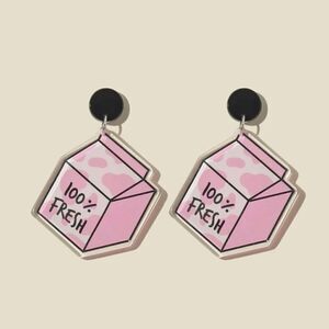 Milk Carton Earrings